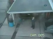 Patlama anı saniye saniye kamerada 