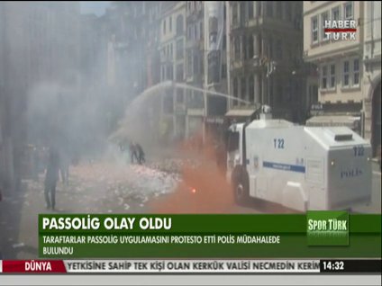 Passolig olay oldu