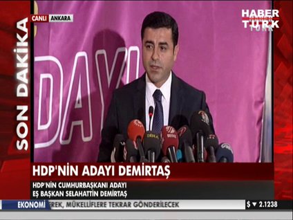 HDP'nin Köşk adayı Selahattin Demirtaş