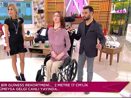Dünyanın en uzun kadını Her Şey Dahil'de