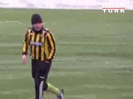 Yeşil sahalarda bu da oldu!